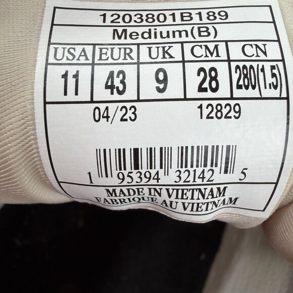 Brooks Womens Ghost 15 1203801B189 White Running Shoes Sneakers Size 11 B - Picture 4 of 8